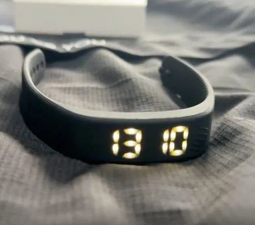 Sovune Nudge silent vibrating alarm wristband — customer's showing Nudge