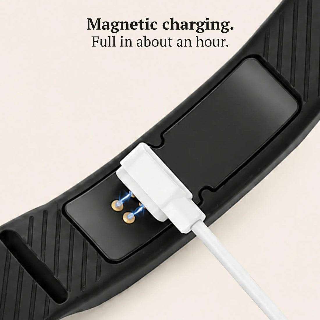 Sovune Nudge with its magnetic USB charger, a travel alarm for early flights